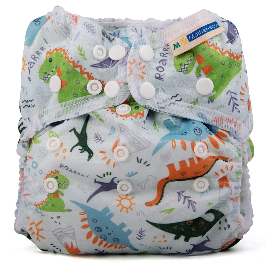 Motherease Wizard Uno One Size cloth diaper dino