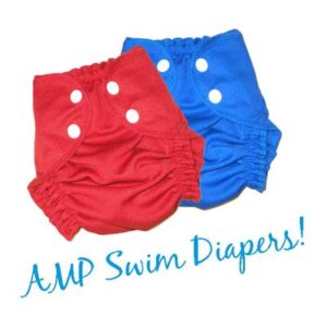 AMP reusable swim diapers for babies and toddlers