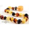 Healing Amber teething anklet multi colour