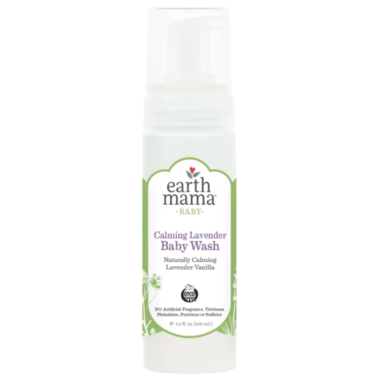 Earth Mama organics calming lavender baby wash