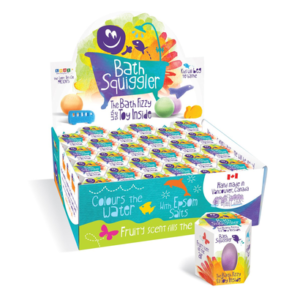 Loot Toy Co Bath Squiggler kids all natural bath bombs