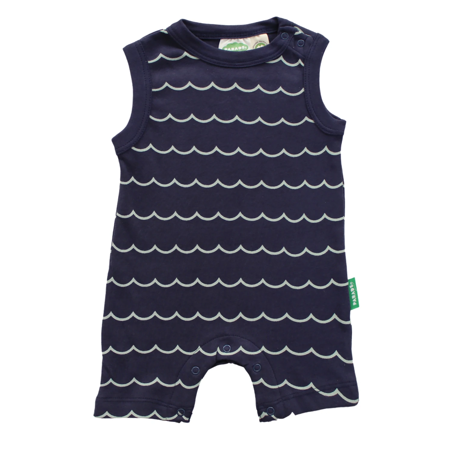 Parade Organics organic cotton tank romper for infants and toddlers