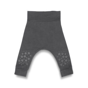 Go Little One Go one-size bamboo harem pant charcoal grey