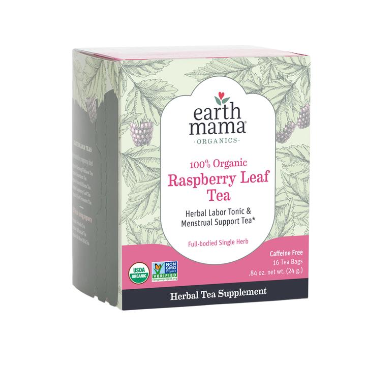 Earth Mama Organics raspberry leaf tea to prepare the uterus for childbirth