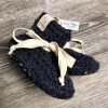 Handmade wool slippers for babies