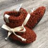 Handmade wool slippers for babies