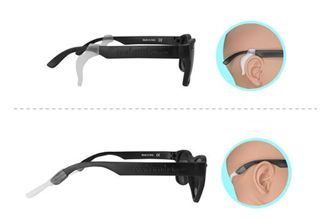 Roshambo sunglasses strap and ear adjustor kits for babies, toddler and kids