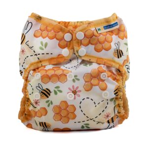 Motherease Wizard Duo One Size cloth diaper cover bee kind