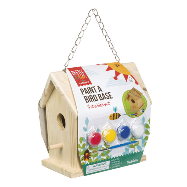 Toysmith Beetle and Bee paint a wood bird house