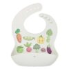 Glitter and spice silicone food bib for meal time