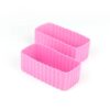 Little Lunch Box Co rectangle silicone bento cups for lunch boxes