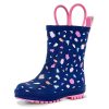 Jan and Jul puddle dry natural rubber rain boots for toddlers and kids