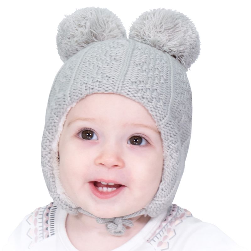 Jan and Jul winter knit hat - bunny for babies and toddlers