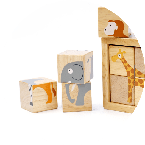 Begin Again Buddy Blocks first wooden puzzles