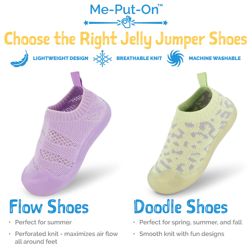 Jan & Jul jelly jumper knit shoes for land and water play