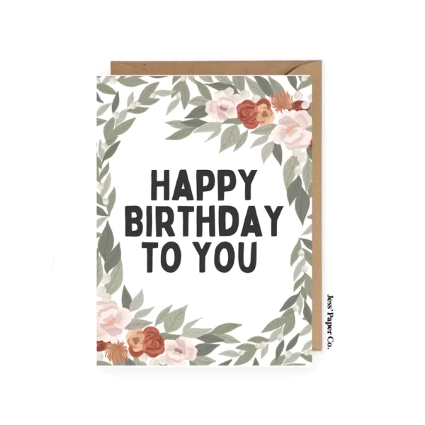Greeting cards for birthday by Jess Paper Co