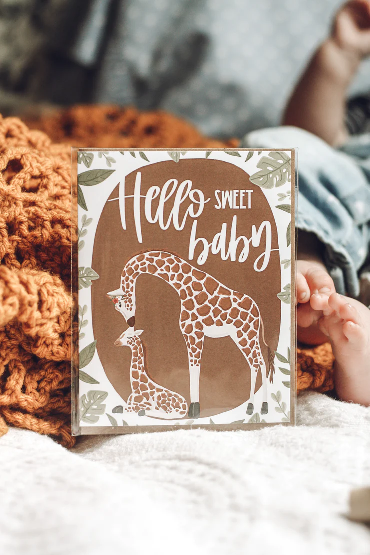 Greeting cards for baby by Jess Paper Co