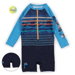 Nano One-piece Rashguard Swim Suit LIGHT BLUE