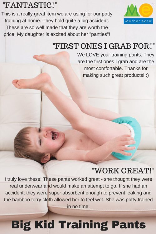 Motherease Reusable Big Kid Training Pants - Image 2