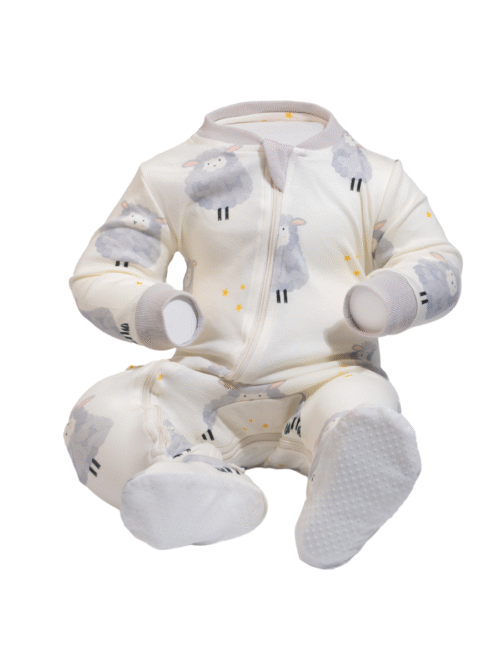 Zippyjamz Footed Sleepers COUNT ME TO SLEEP