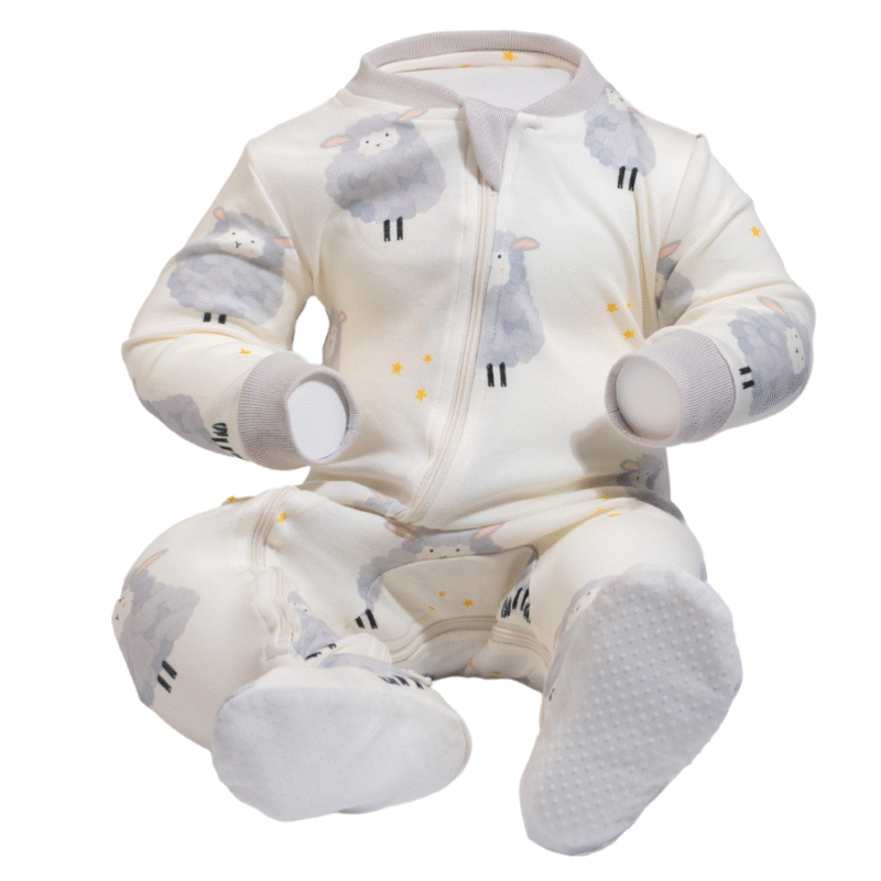 Zippyjamz Footed Sleepers COUNT ME TO SLEEP