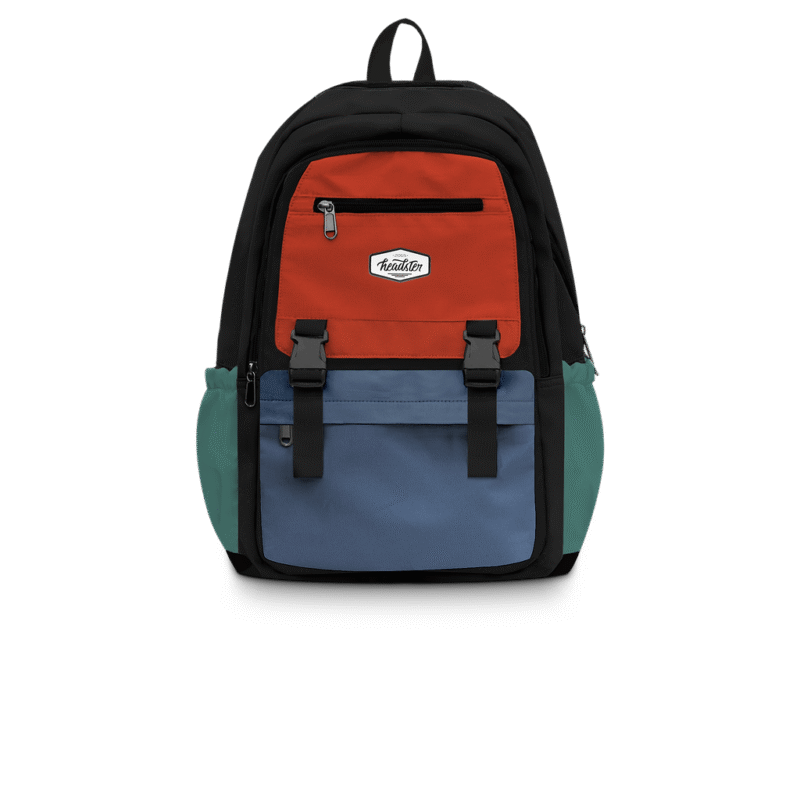 Headster Kids Backpack 26L - Colourblock Tokyo Red