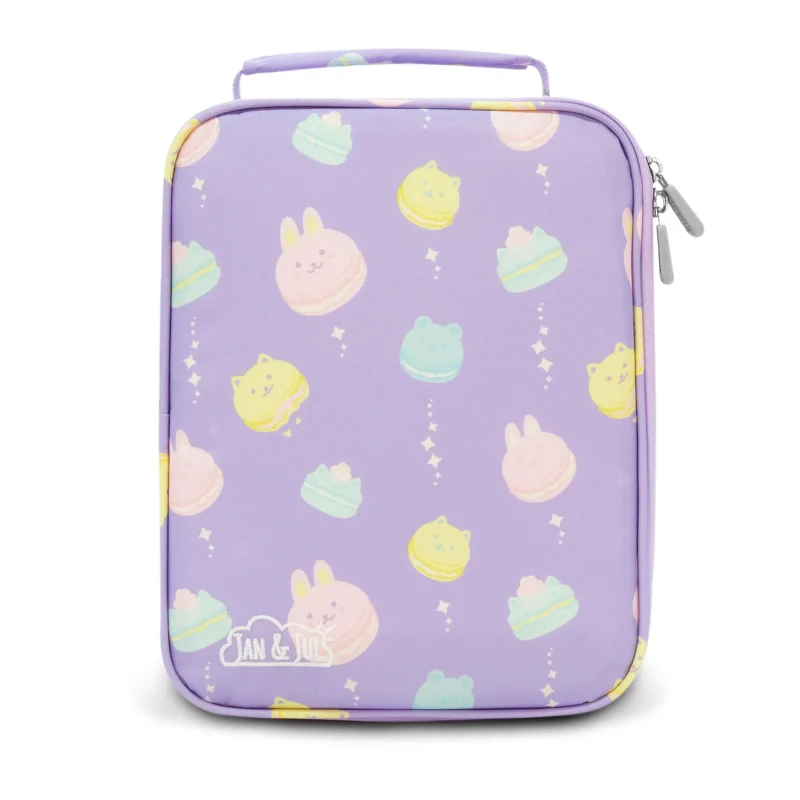 Jan and Jul Insulated Lunch Bags - Macarons