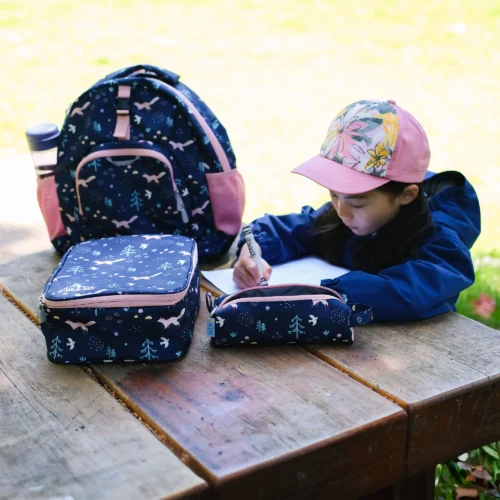 Jan and Jul Kids Backpack NAVY FOREST - Image 3
