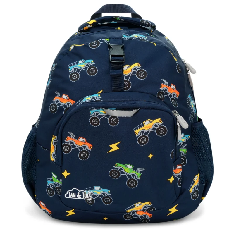 Jan and Jul Kids Backpack BIG TRUCKS
