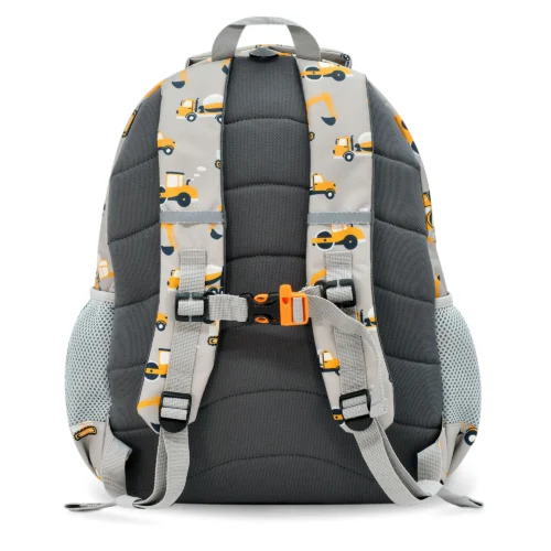 Jan and Jul Kids Backpack GREY CONSTRUCTION - Image 2