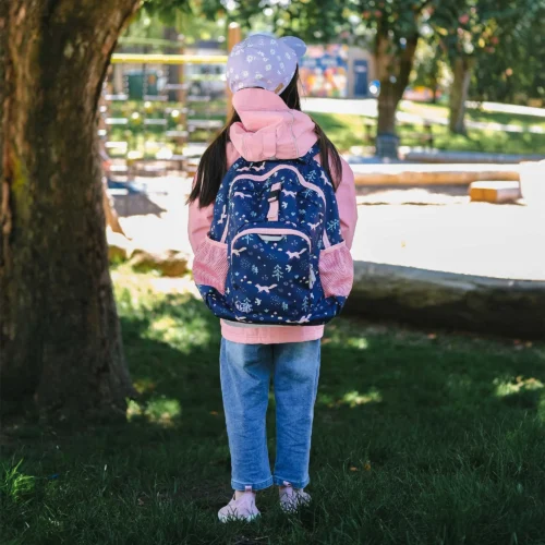 Jan and Jul Kids Backpack NAVY FOREST - Image 6