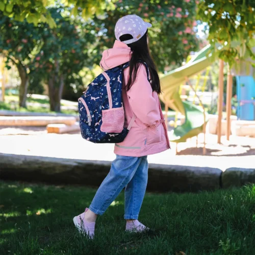 Jan and Jul Kids Backpack NAVY FOREST - Image 5